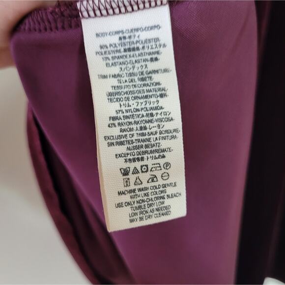 Free People Nightshade Velvet Halter Dress In Deep Cherry small - Picture 7 of 9